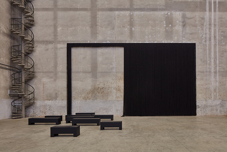 In Pursuit of (2019), Sheela Gowda. Installation view at Pirelli HangarBicocca, Milan, 2019.