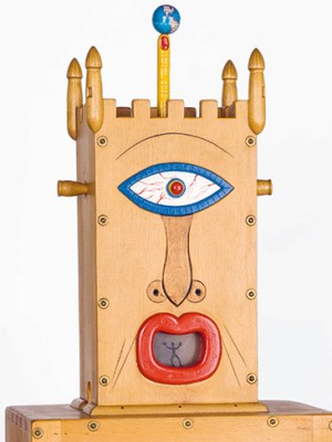 Memorial to the Idea of Man If He Was an Idea (detail; 1958), H.C. Westermann. Museum of Contemporary Art Chicago.