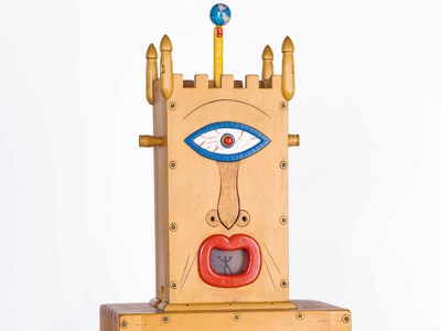 Memorial to the Idea of Man If He Was an Idea (detail; 1958), H.C. Westermann. Museum of Contemporary Art Chicago.