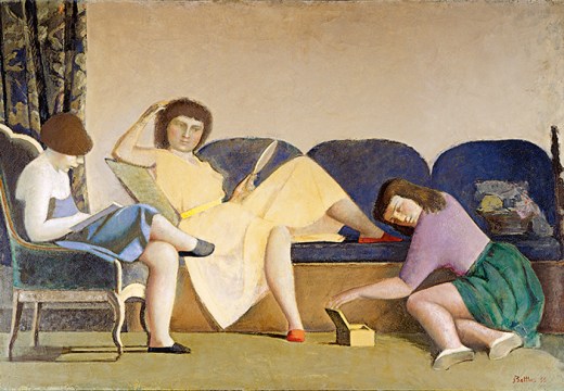 The Three Sisters (1955), Balthus. Colección Patricia Phelps de Cisneros.