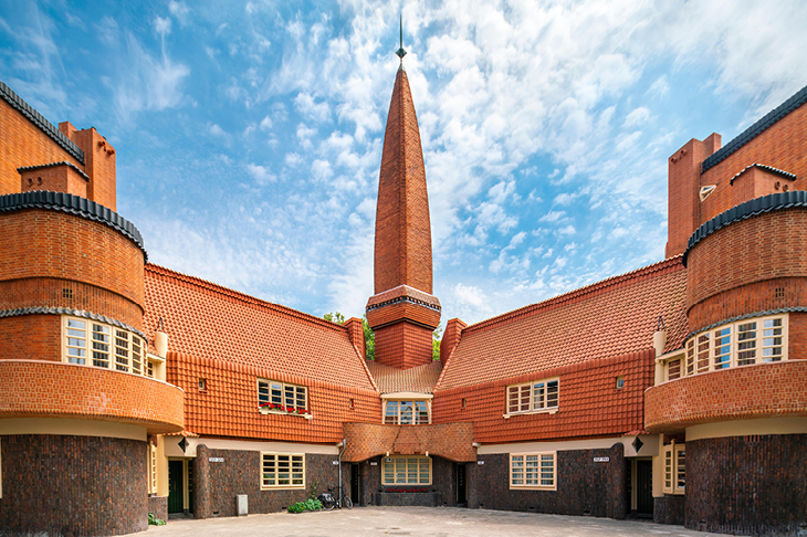 The museum of Het Schip ('The Ship') in Amsterdam, designed by Michel de Klerk and built in 1917–20.