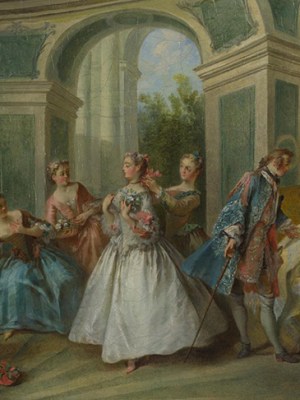 The Four Ages of Man: Youth (detail; by 1735), Nicolas Lancret. National Gallery, London