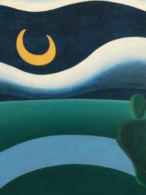 The Moon (A Lua) (1928; detail), Tarsila do Amaral.