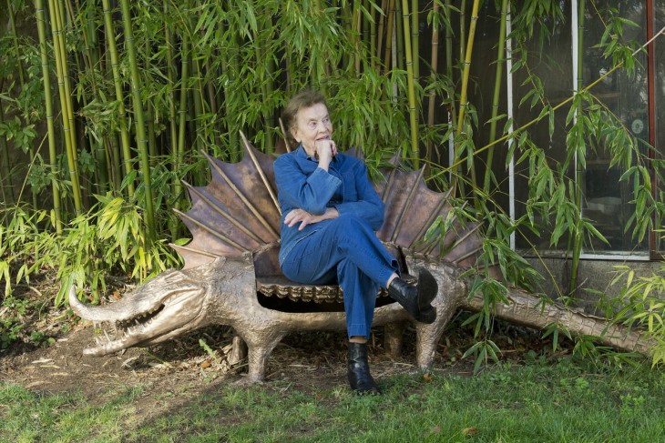 The late sculptor Claude Lalanne, phtoographed in 2015 (photo: Luc Castel).