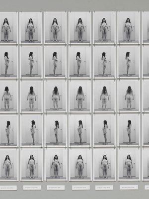 CARVING: 45 Years Later (detail; 2017), Eleanor Antin. Installation view of ‘Eleanor Antin: Time’s Arrow’, Los Angeles County Museum of Art, 2019.