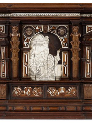 The court casket from Newbattle Abbey (1565), Master of Perspective, Nuremberg (£750,000).