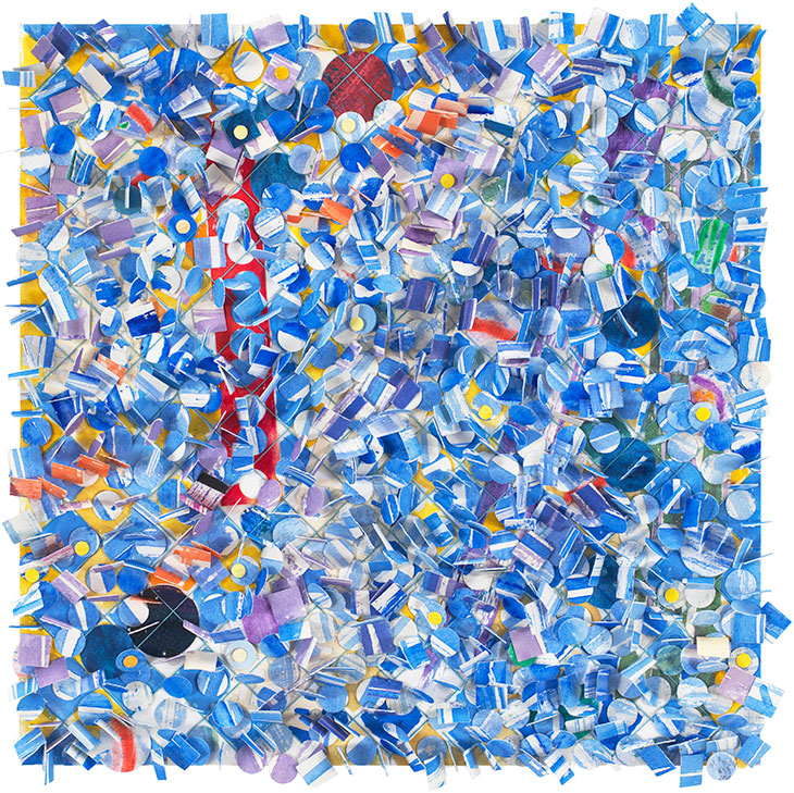 Untitled #59 (2010), Howardena Pindell.