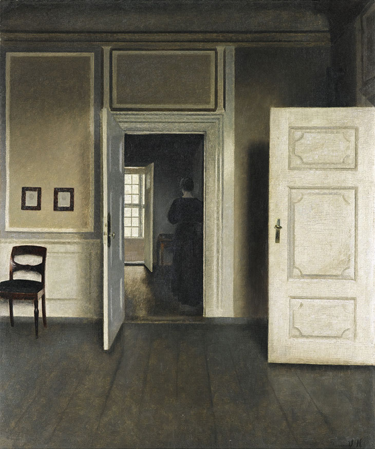 Interior. Strandgade 30 (1901), Vilhelm Hammershøi.