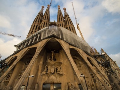 The Sagrada Família entering its final construction phase in 2015, photo: Getty Images