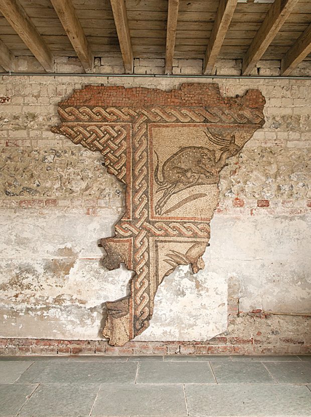 Mosaic (3rd/4th century AD), Roman, discovered in Dorset. Edward Hurst (price on application)