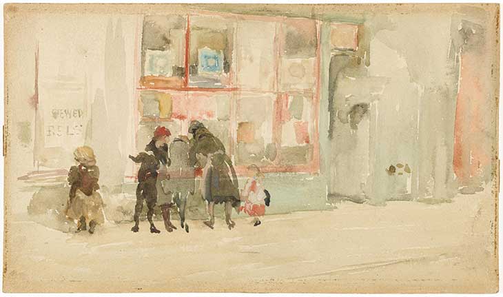 Chelsea Children (c. 1897), James McNeill Whistler. Freer Gallery of Art