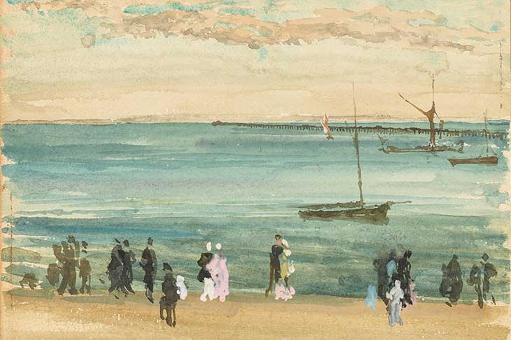 Southend Pier (c. 1882–84), James McNeill Whistler. Freer Gallery of Art