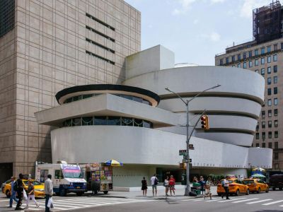 The Guggenheim Museum in New York, photographed in July 2019.