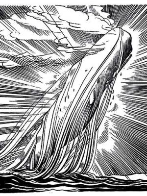 Moby Dick Transcendent (1930), Rockwell Kent, illustration for the Lakeside Press edition of Moby-Dick.