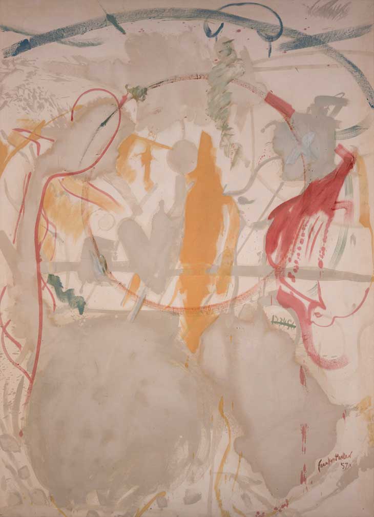 Seven Types of Ambiguity (1957), Helen Frankenthaler. Crystal Bridges Museum of American Art, Bentonville.