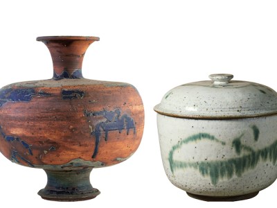 Aizuhongo ware covered container (20th century), Japan. Japan Folk Crafts Museum, Tokyo