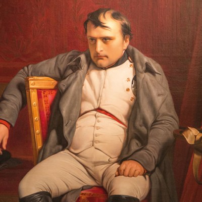 Napoleon at Fontainebleau, 31 March 1814 (1840), Paul Delaroche.