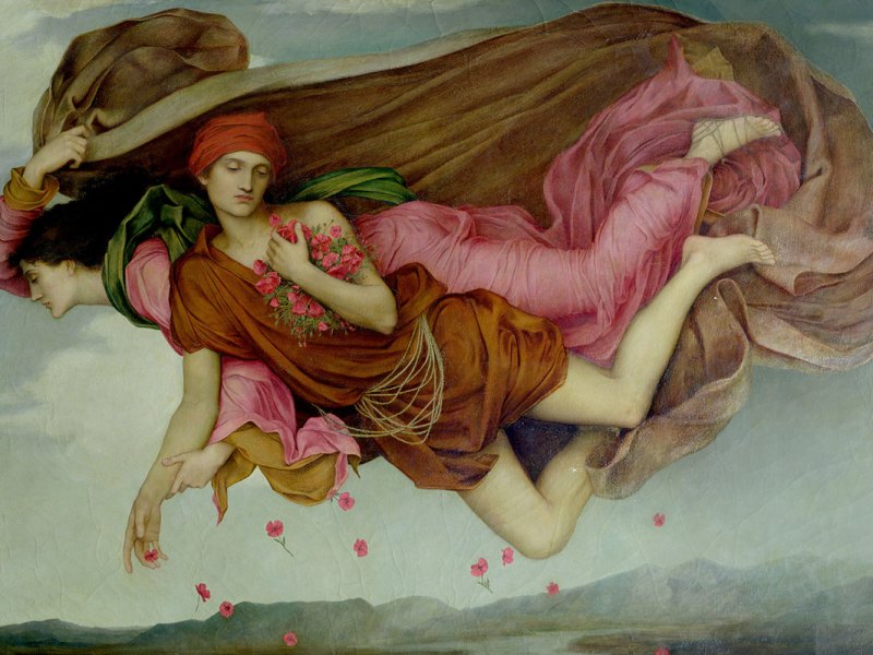 Night and Sleep (1878), Evelyn de Morgan. De Morgan Collection.
