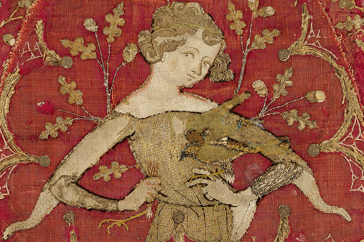 Falconer (c. 1340), France.