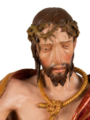 Ecce Homo (detail; c. 1524), Alonso Berruguete.