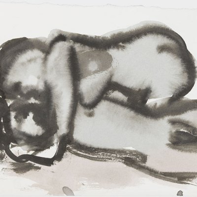 The embrace (2015–16), Marlene Dumas, in Venus & Adonis (2019; David Zwirner Books).