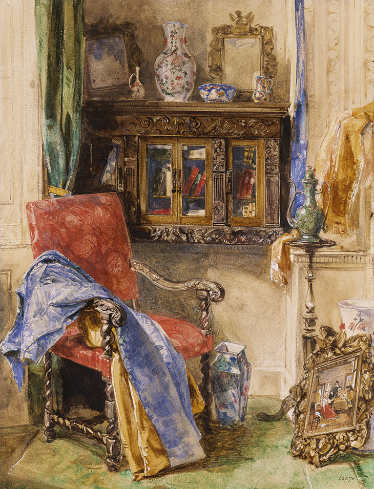 Interior of a Studio (c. 1830), John Frederick Lewis. Victoria and Albert Museum, London