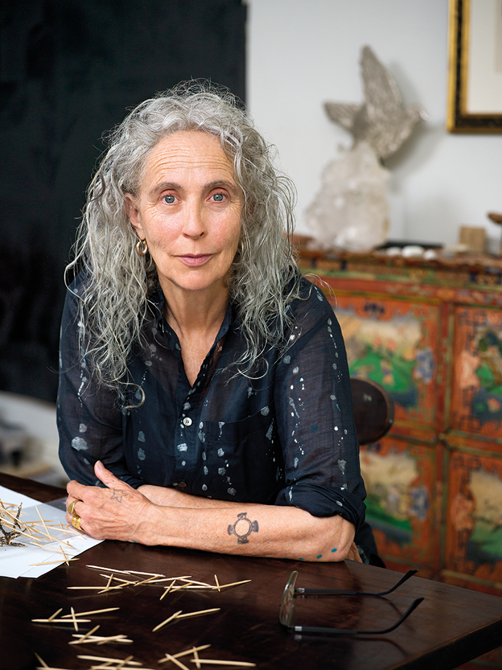 Kiki Smith photographed in her studio in upstate New York in August 2019. Photo: © Nina Subin