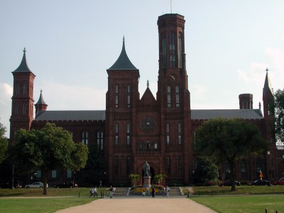 Smithsonian Institution Building, ‘The Castle’, on the National Mall in Washington, D.C.