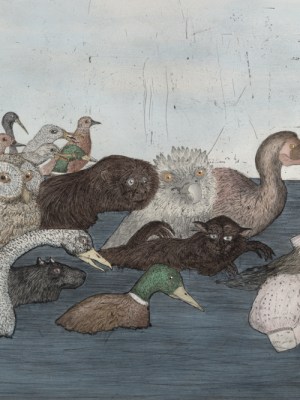 Pool of Tears II (2000), Kiki Smith.