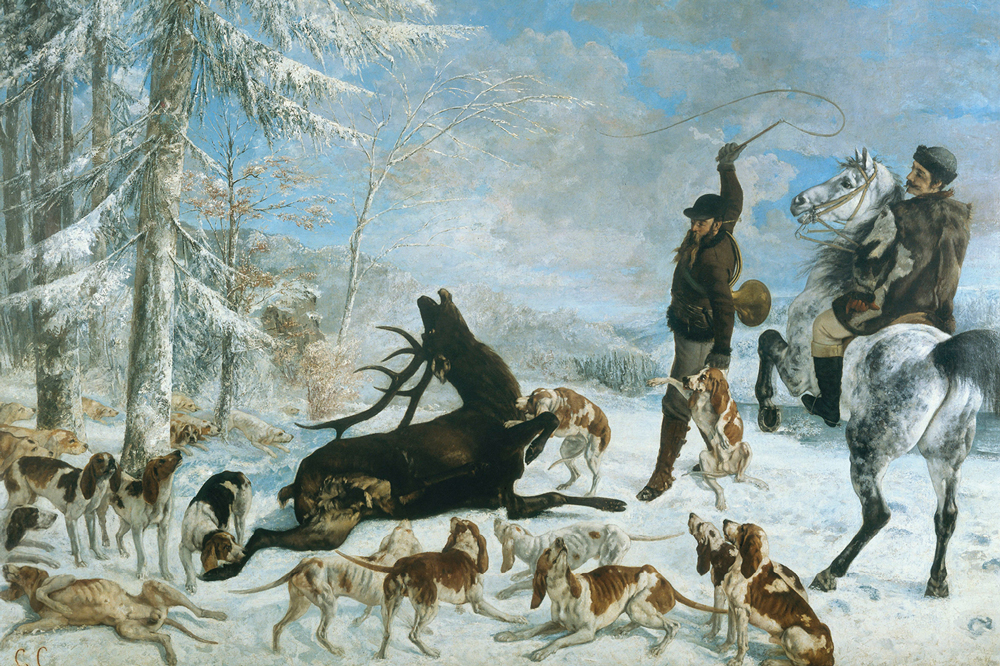 Death of a Hunted Stag, photo: Dépot du Musée d'Orsay, photographie Charles Choffet