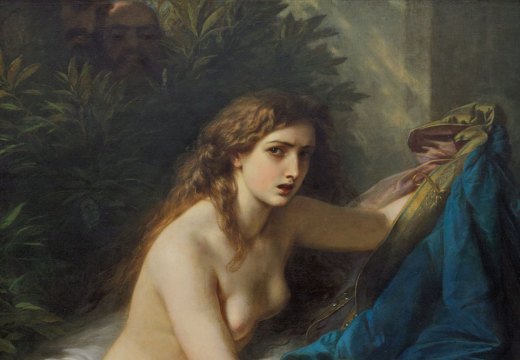 Susanna and the Elders (detail; 1866), Franz Xaver Winterhalter. Frye Art Museum, Seattle.