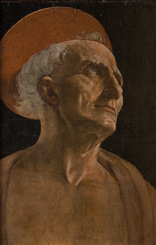 <em>Saint Jerome</em>, 1465–70, Andrea del Verrocchio (c. 1435–88), tempera on paper glued to wood, 40 × 26cm. Gallerie degli Uffizi, Florence