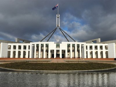 Parliament House in Canberra.