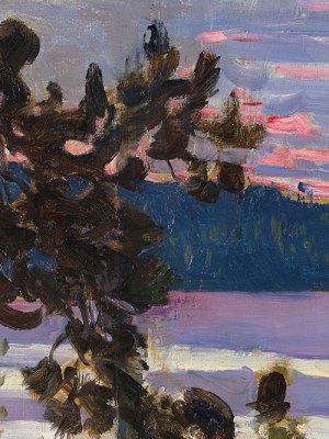 A lake view (1905), Akseli Gallen-Kallela.