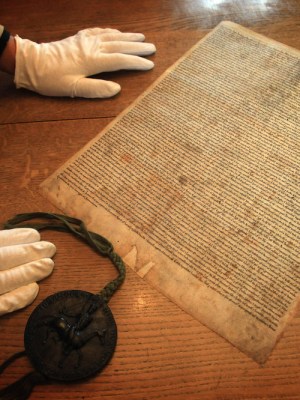 The Magna Carta in Salisbury.