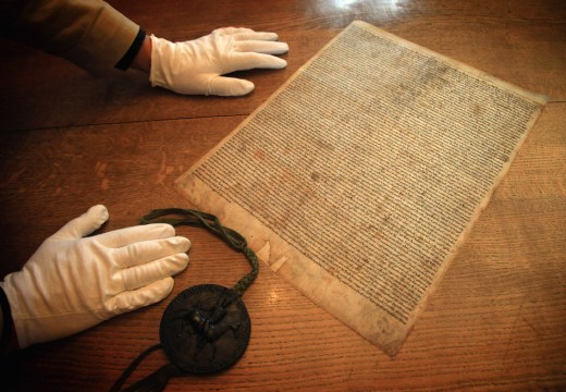 The Magna Carta in Salisbury.