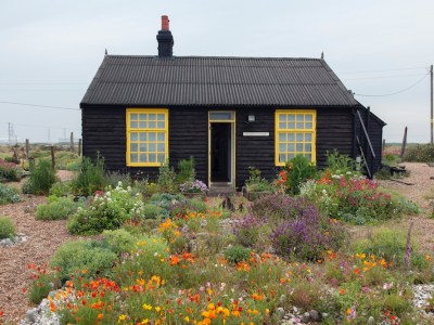 Derek Jarman’s cottage at Dungeness, Kent.