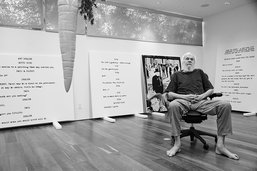 John Baldessari photographed in 2015.