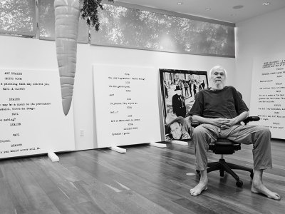 John Baldessari photographed in 2015.