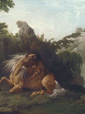 Horse Devoured by a Lion (exhibited 1763), George Stubbs. Tate, London