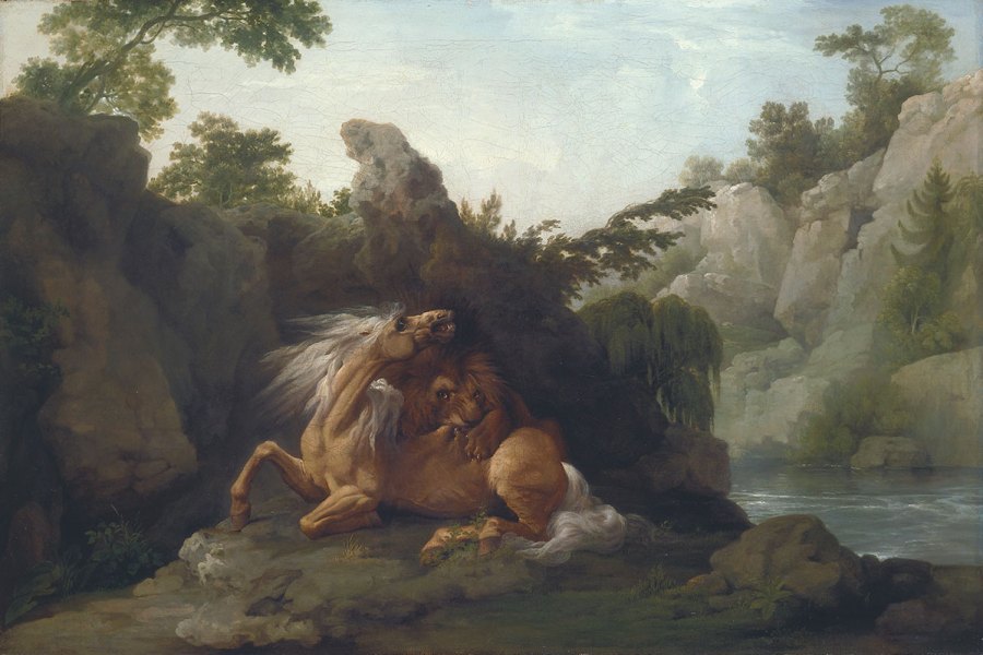 Horse Devoured by a Lion (exhibited 1763), George Stubbs. Tate, London