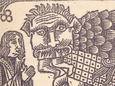 Illustration from César-antechrist (detail; 1895), Alfred Jarry.