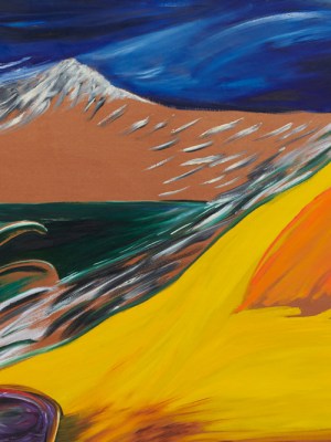 Bateau ivre en détresse (detail; 1987) Jacqueline de Jong.