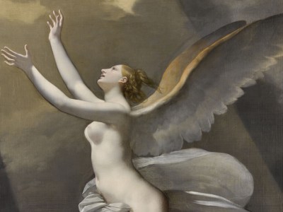 L'Âme brisant les liens qui l'attachent à la terre (1821–23), Pierre-Paul Prudhon.