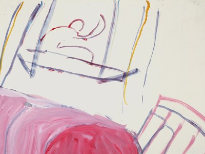 No. 521 from Leben? oder Theater?, (1941–42), Charlotte Salomon. Jewish Historical Museum, Amsterdam.