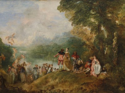 Pilgrimage to the Island of Cythera (1717), Antoine Watteau. Musée du Louvre, Paris, Photo: © Musée du Louvre, dist. RMN-Grand Palais