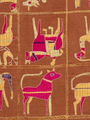 Phulkari (early 20th century), unknown maker. Bradford Museums and Galleries