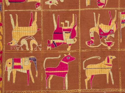 Phulkari (early 20th century), unknown maker. Bradford Museums and Galleries