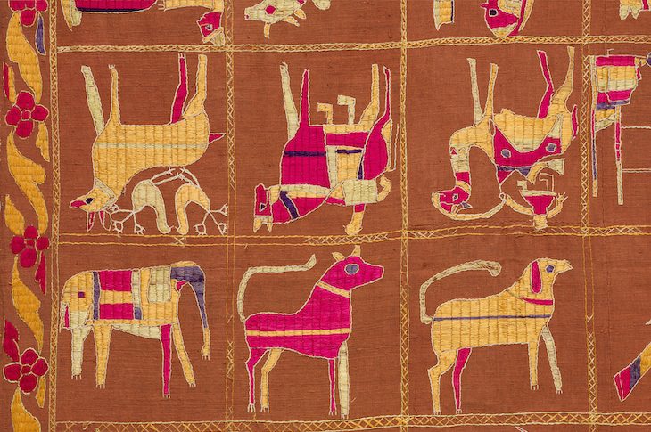 Phulkari (early 20th century), unknown maker. Bradford Museums and Galleries