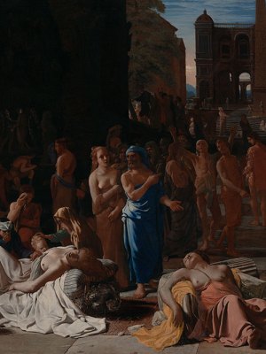 Michael Sweerts’ Plague in an Ancient City (1618), one of the many artworks donated by the Ahmanson Foundation to Los Angeles County Museum of Art over the past five decades